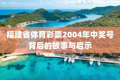 福建省体育彩票2004年中奖号背后的故事与启示